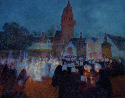 unknow artist Procession at Nenvic oil painting image